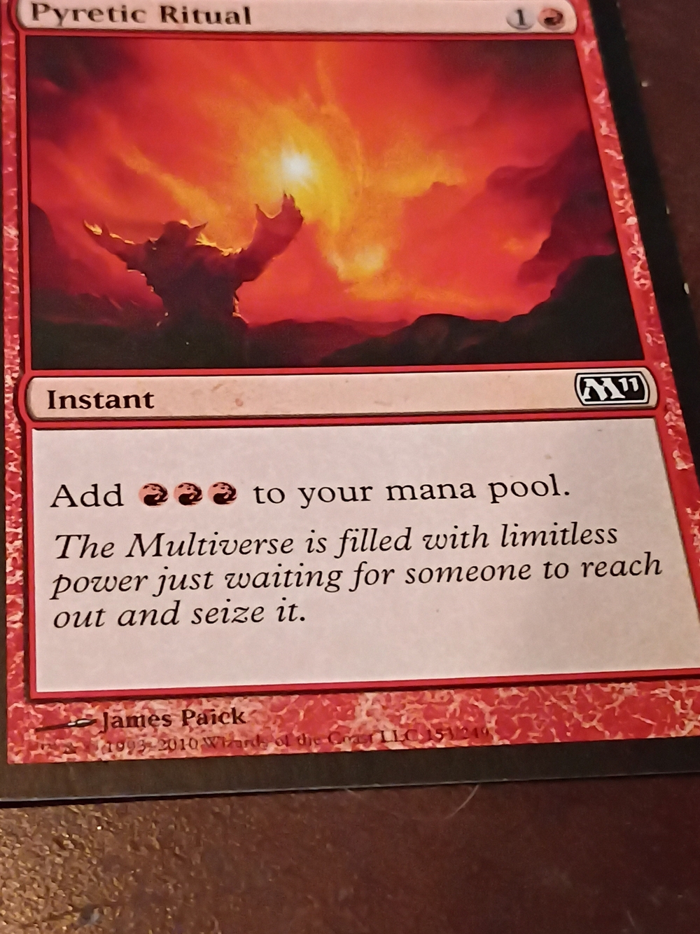 Pyretic Ritual Card - Red Instant - Picture 4 of 6